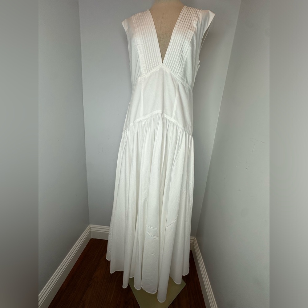 Parker Abria Sleeveless Drop Waist Cotton Sundress - Picture 4 of 14